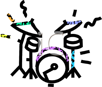 350x300 Drums Clip Art Black And White Clipart Panda