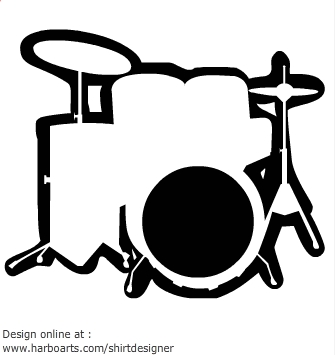 335x355 Drum Kit Clipart