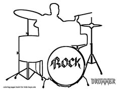 236x182 Drum Set Art Print