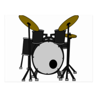 324x324 Drum Set Postcards Zazzle