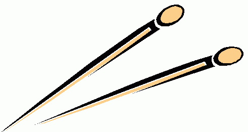491x261 Single Clipart Drumstick