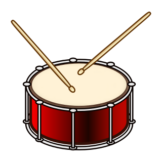 320x320 Drum With Drumsticks Emojidex