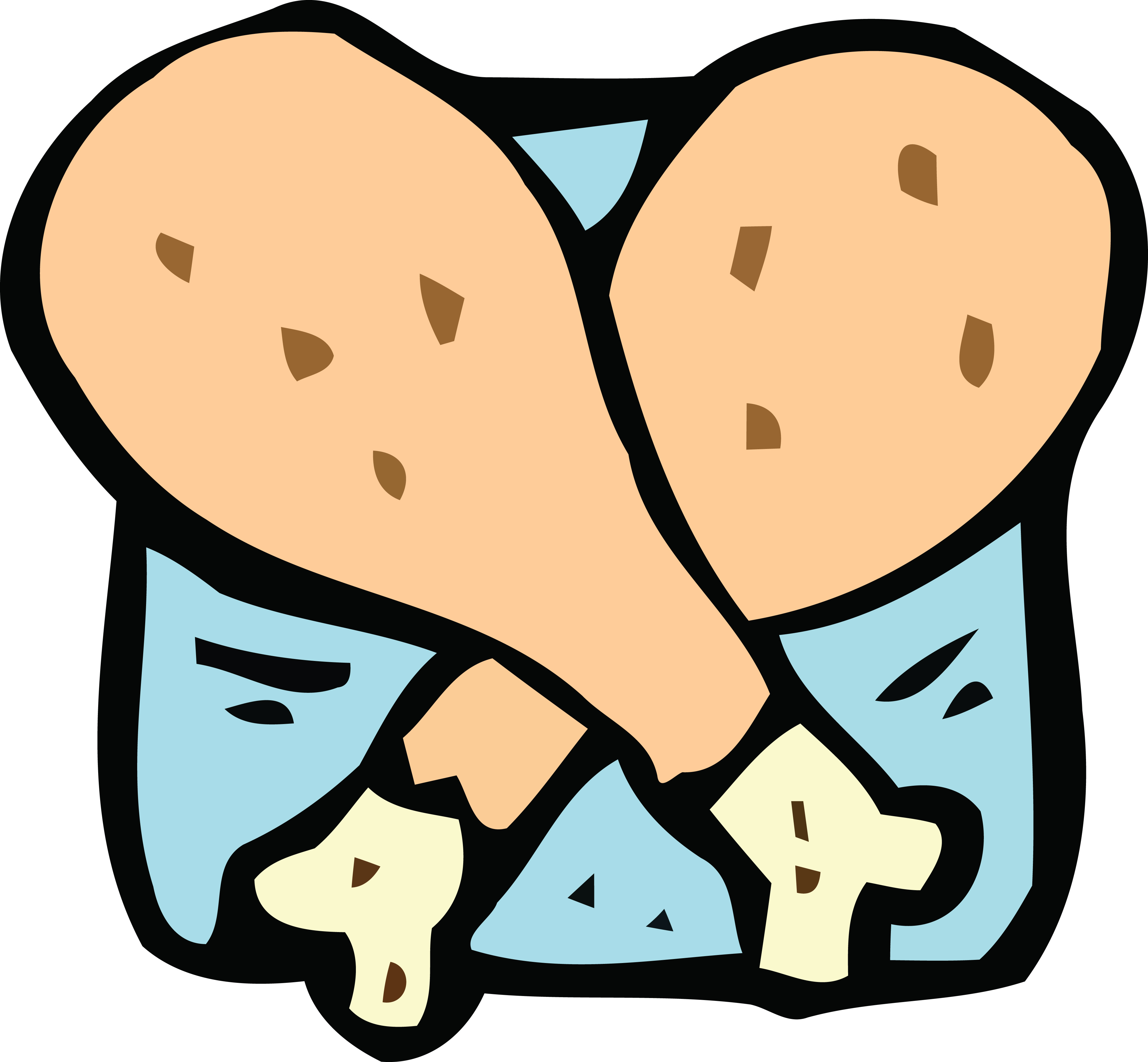 4000x3702 Clipart Of Chicken Drumsticks