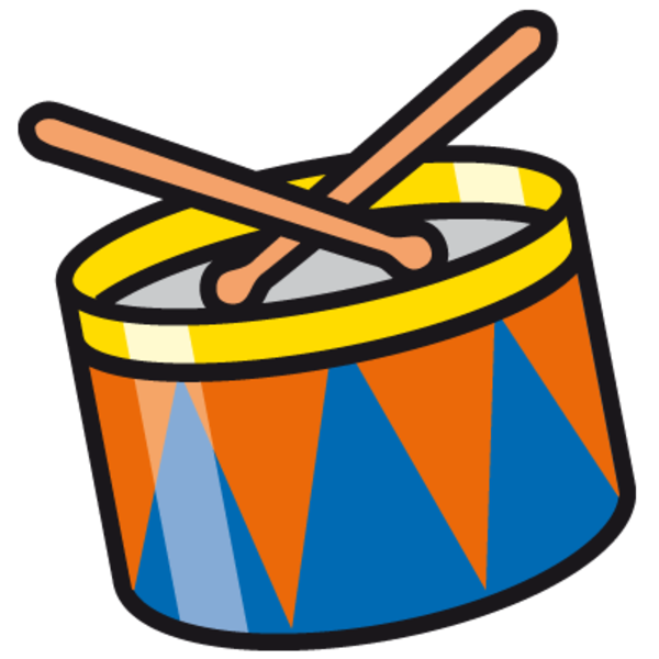 600x600 Drum Clipart