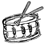 177x180 Snare Drum Clipart