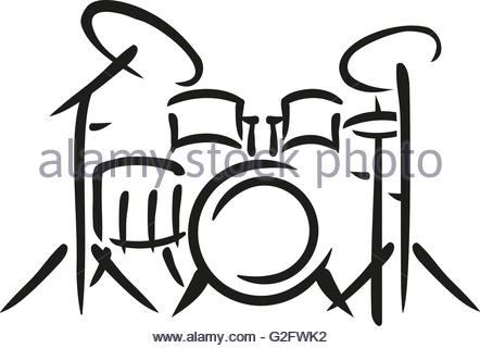 442x320 Drums Sketch Style Stock Vector Art Amp Illustration, Vector Image