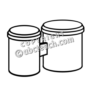 300x300 Bongo Drums Clip Art
