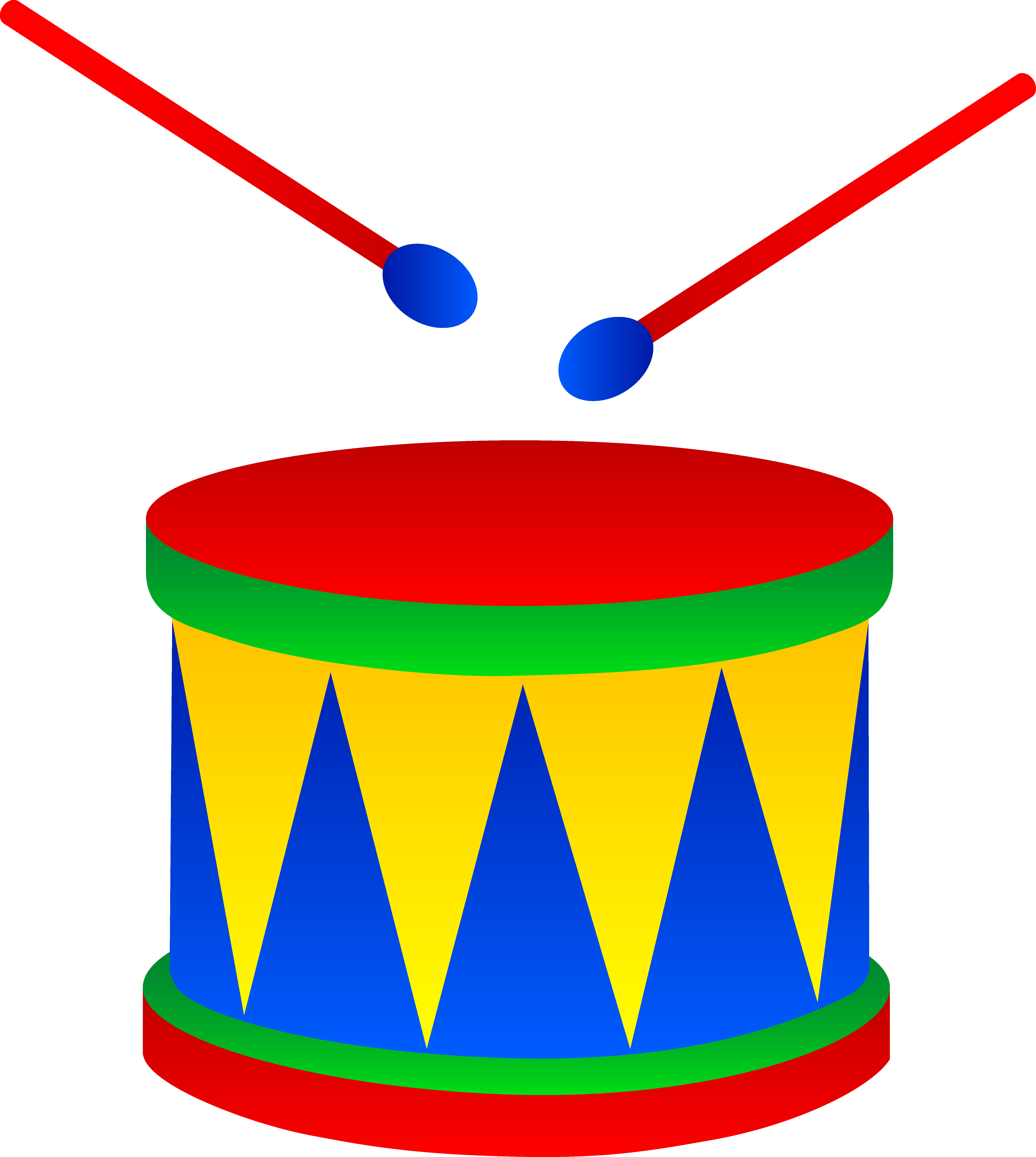 5955x6648 Marching Drum With Drumsticks