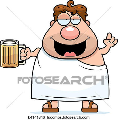 450x456 Clip Art Of Frat Boy Drunk K4141846