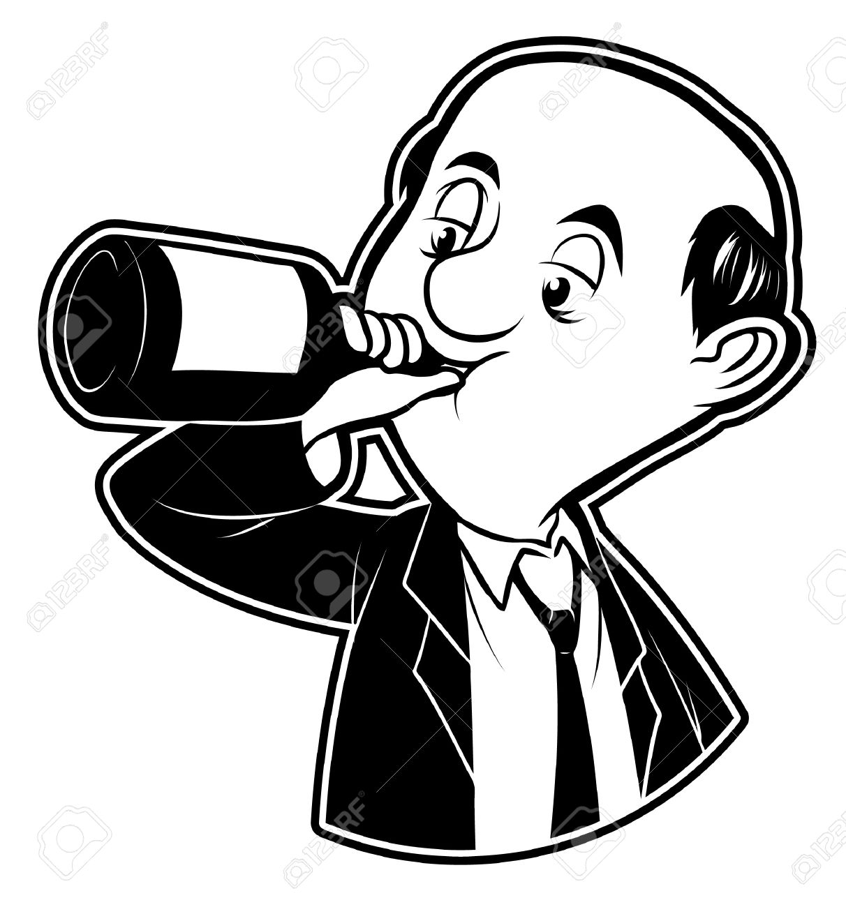 1212x1300 Black And White Clipart Drunk Man Royalty Free Cliparts, Vectors
