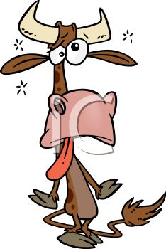 234x350 Cow Clipart Drunk