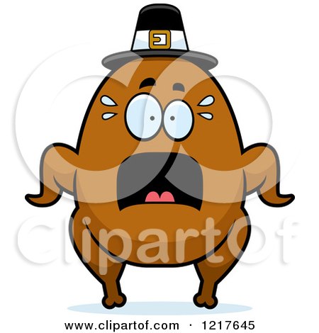 450x470 Cartoon Of A Cute Baby Turkey Bird Over A Sign