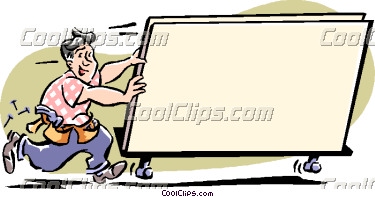375x197 Drywall Cartoon Clipart