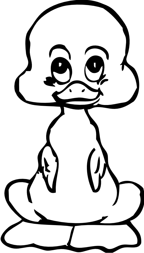 Duck Black And White Clipart | Free download on ClipArtMag