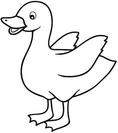 236x266 Free Printable Farm Duck Coloring Page By Kayla's Daily Doodle