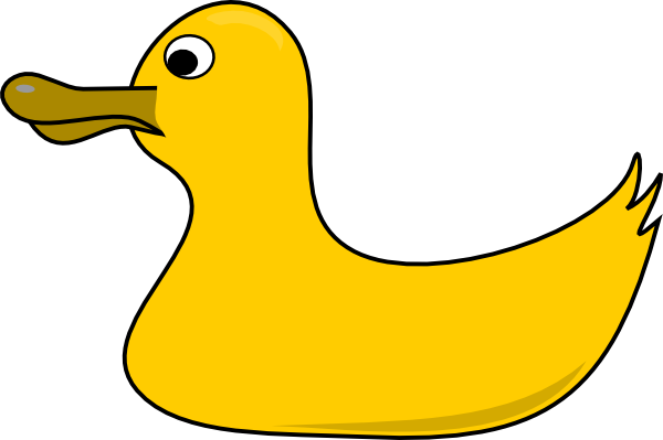 600x399 Rubber Duck Clip Art