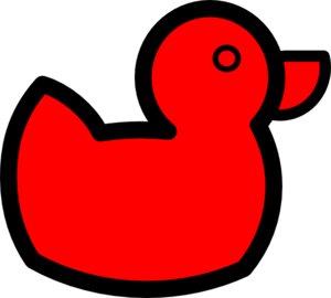 300x270 Red Duck Clip Art