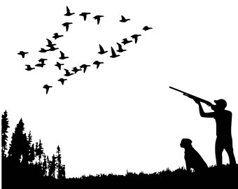 Duck Hunting Silhouette | Free download on ClipArtMag