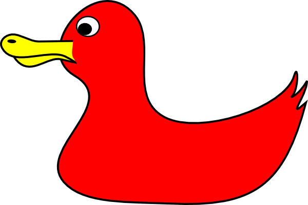 600x399 Red Duck Clip Art