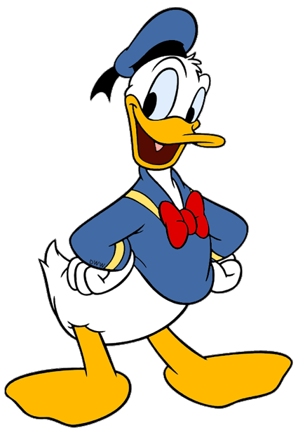 425x619 Donald Duck Halloween Clip Art (01) Happy Holidays!