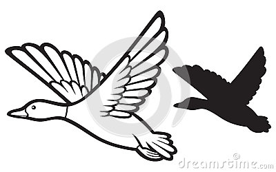 400x250 Mallard Duck Clipart