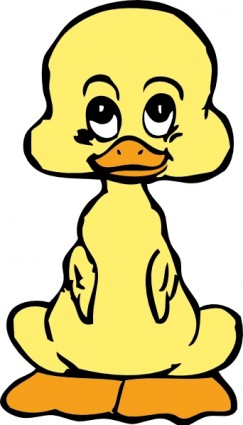 243x425 Baby Duckling Clipart
