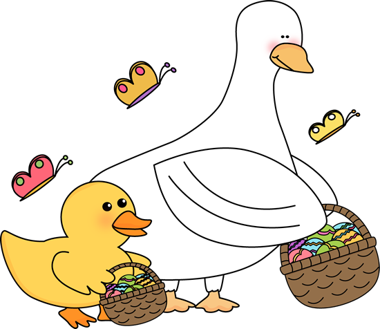 550x476 Cute Ducks Clipart