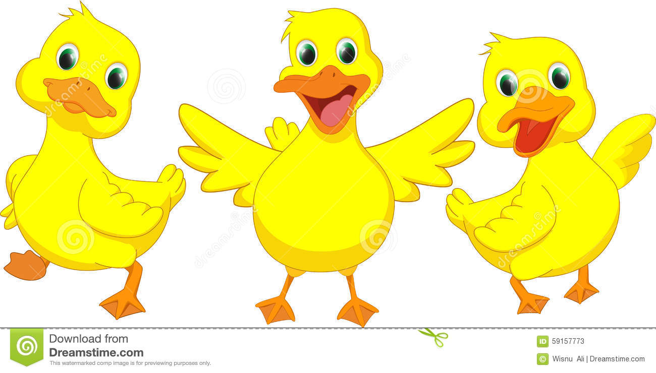 1300x740 Duck Family Clipart