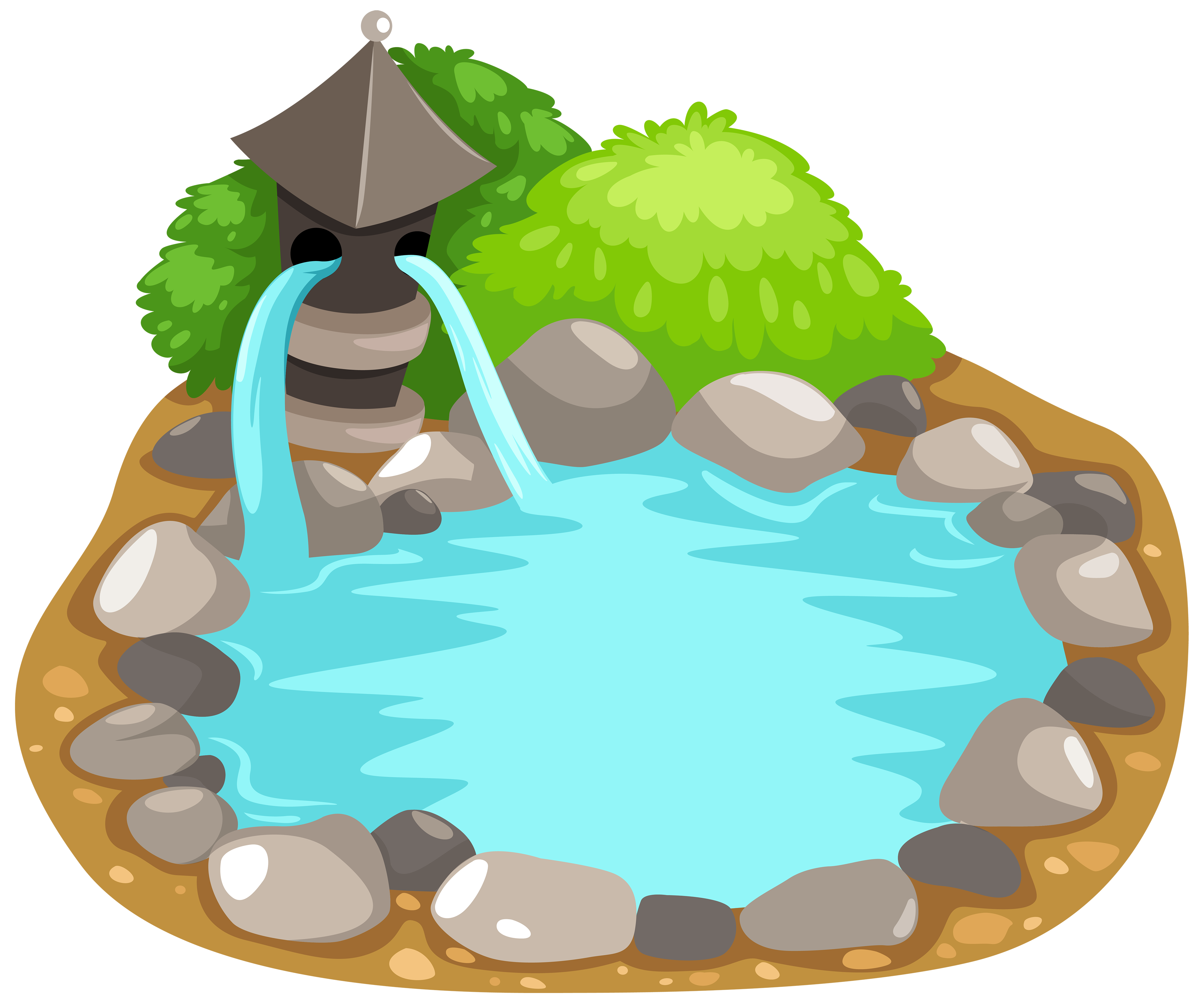 4000x3364 Top 87 Pond Clip Art