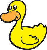 160x170 Rubber Ducky Clip Art