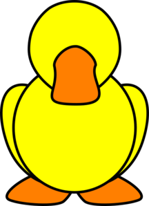 216x298 Yellow Duck No Eyes Clip Art