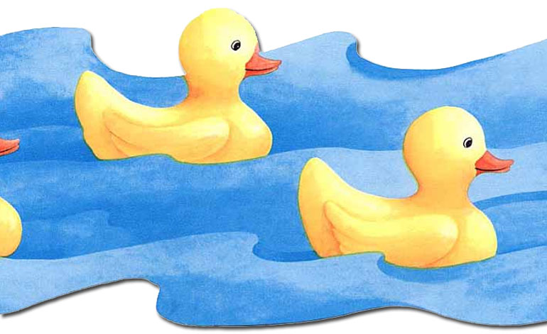 770x471 Rubber Ducky Border Clipart
