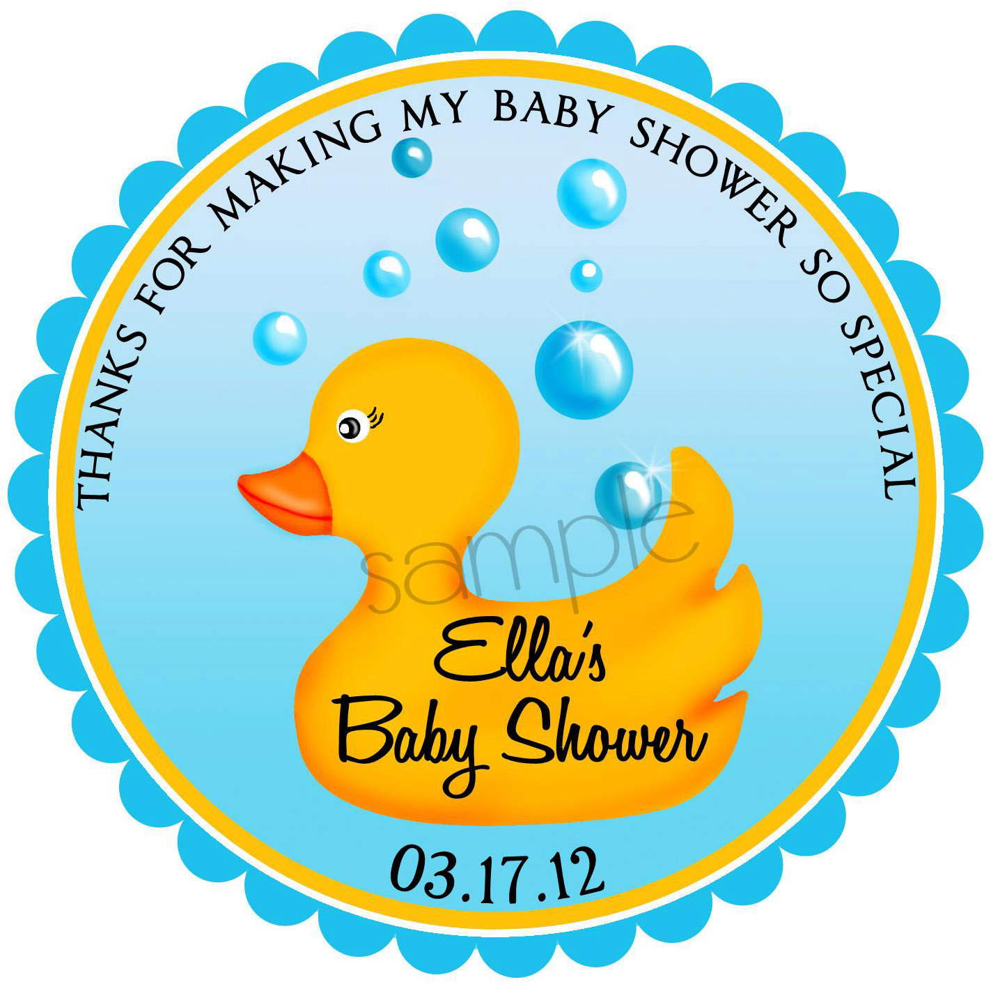 1423x1412 Rubber Ducky Stickers Rubber Duck Baby Shower Stickers