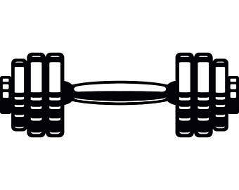 340x270 Dumbbell Clipart Etsy
