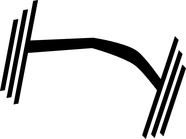 600x448 Heavy Dumbbell Clip Art