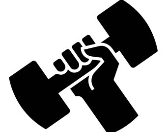340x270 Dumbbell Clipart Etsy