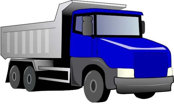 600x374 Dump Truck Free Clipart Image