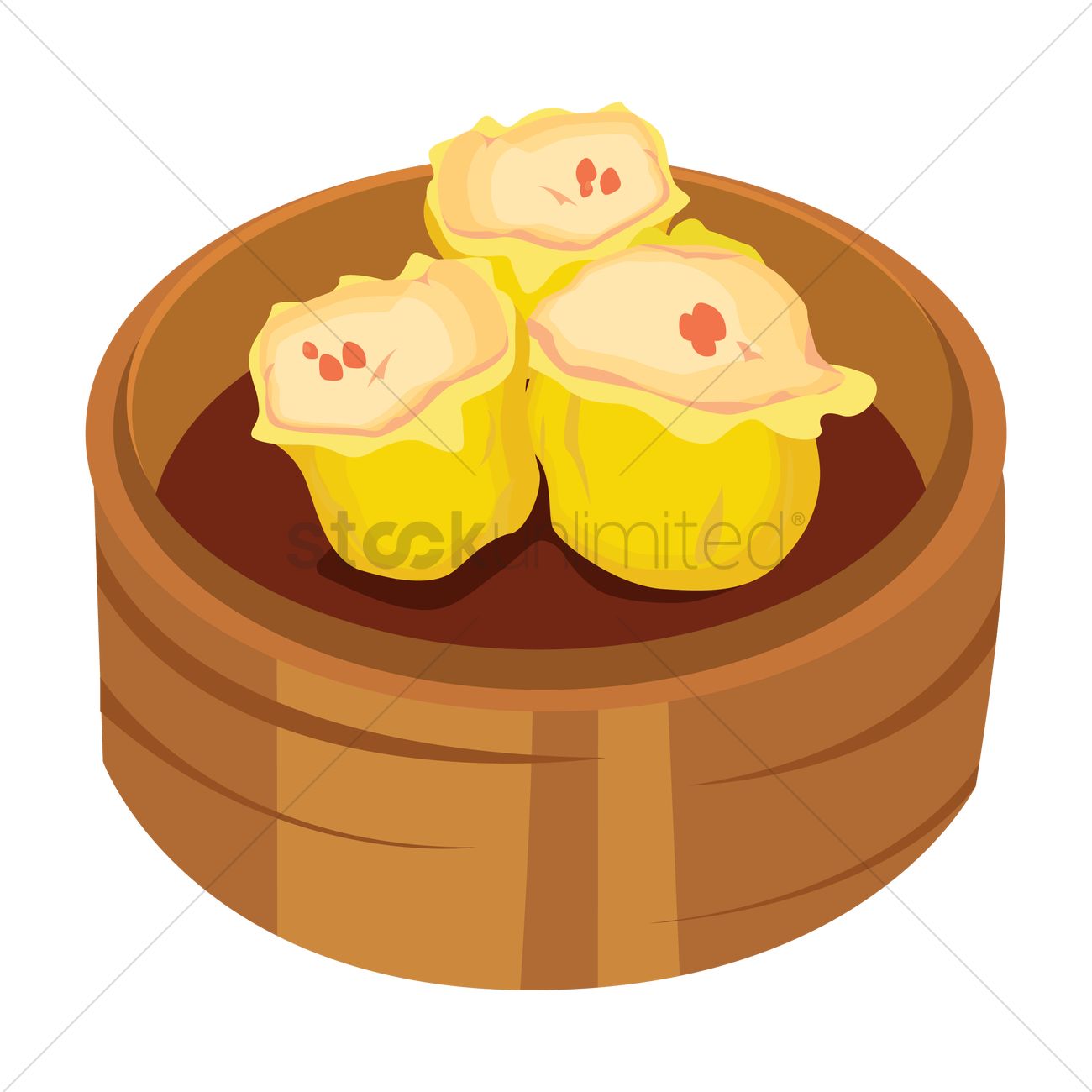 1300x1300 Dumpling Clipart Cartoon