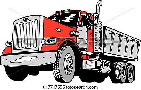 450x290 Dump Truck Clip Art Illustrations Cliparts