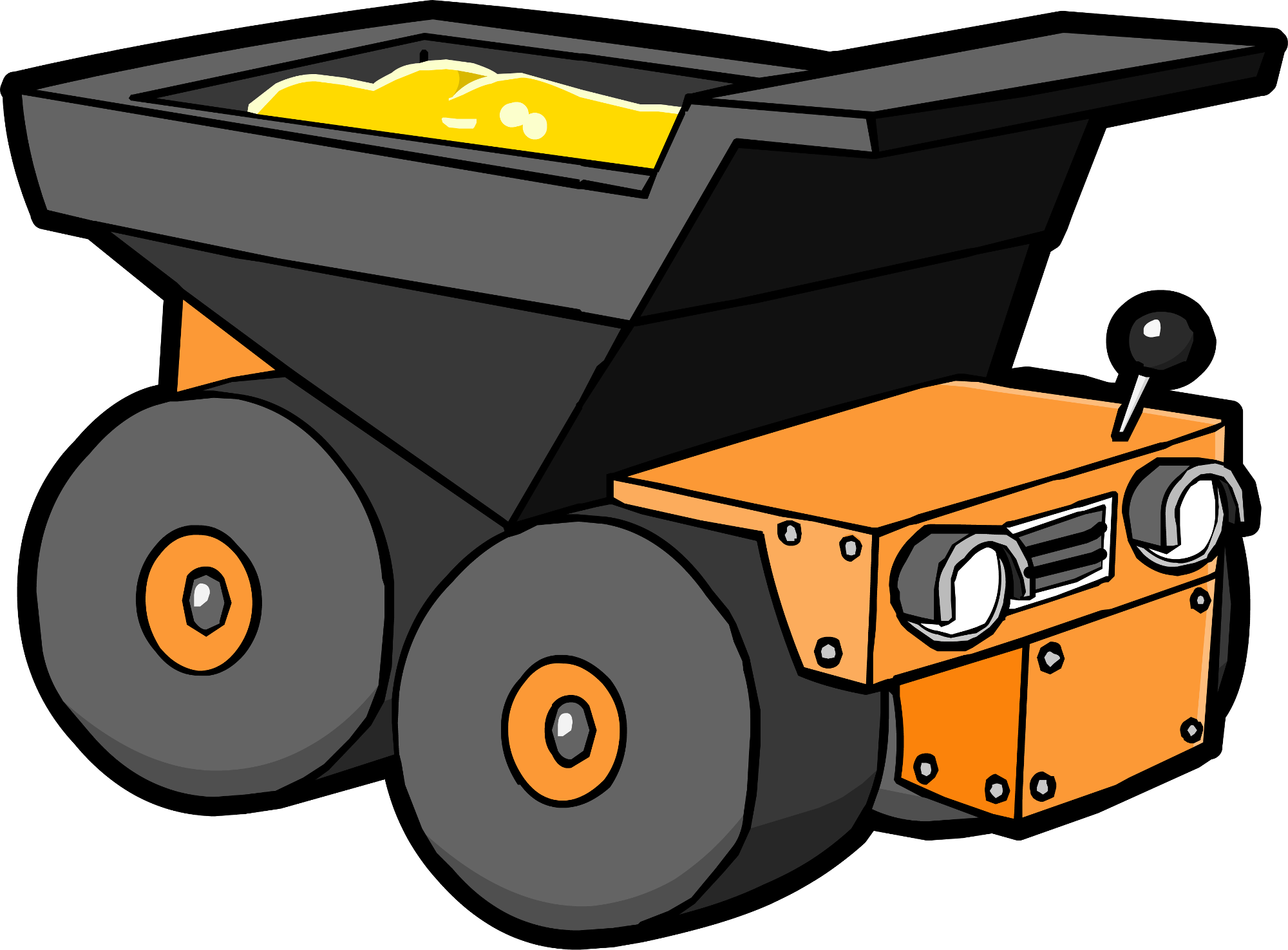 2000x1475 Dump Truck Png Clipart
