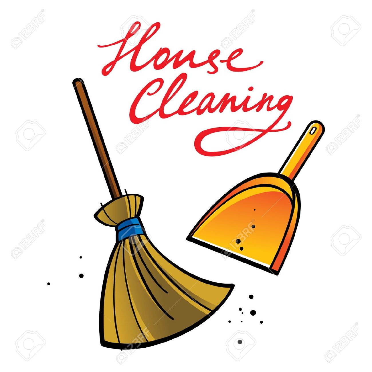 1300x1300 Dust The House Clip Art Cliparts