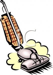 213x300 Vacuum Cleaner With Dust Clipart Picture