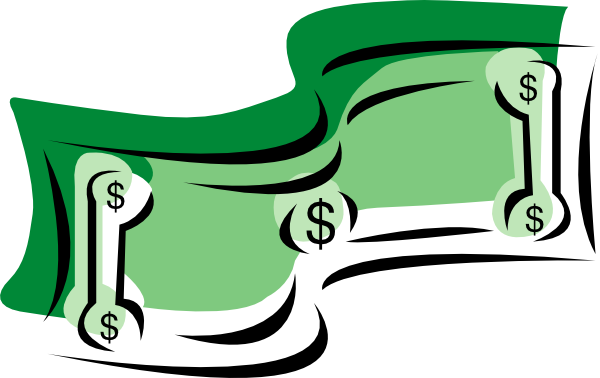 600x378 Stylized Dollar Bill Money Clip Art Free Vector 4vector