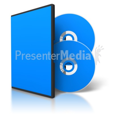 400x400 Two Colored Dvds And Blank Case