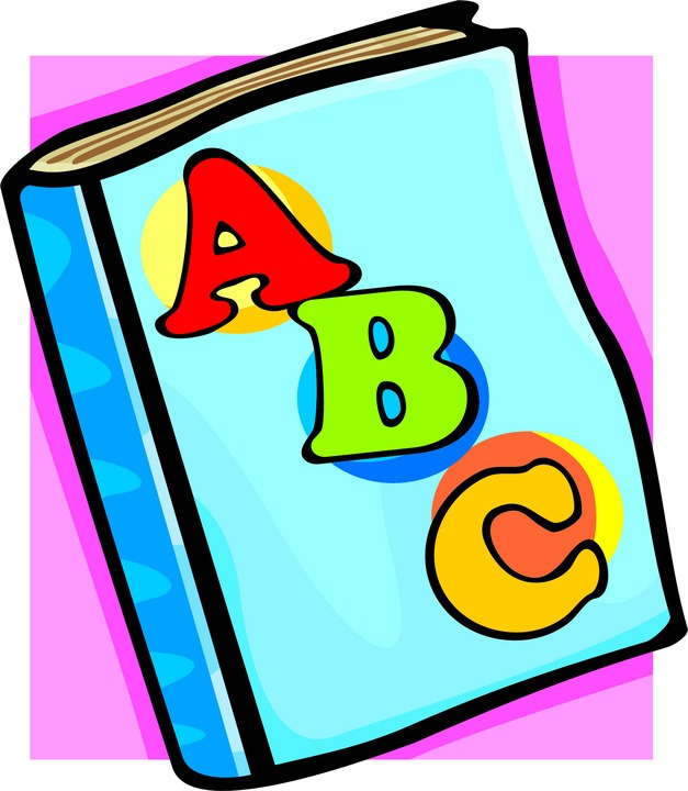 627x720 Abc Book Clip Art