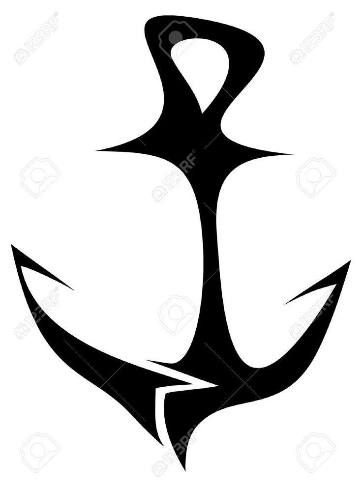 736x991 Anchor Clipart Tribal