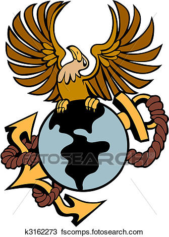 335x470 Clipart Of Phoenix Anchor Globe K3162273