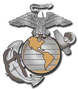 263x300 3.8 Us Marine Corps Eagle Globe And Anchor Decal