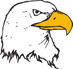 300x282 Bald Eagle Head Clip Art