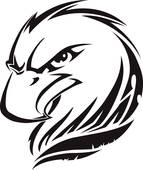 143x170 Eagle Head Clip Art